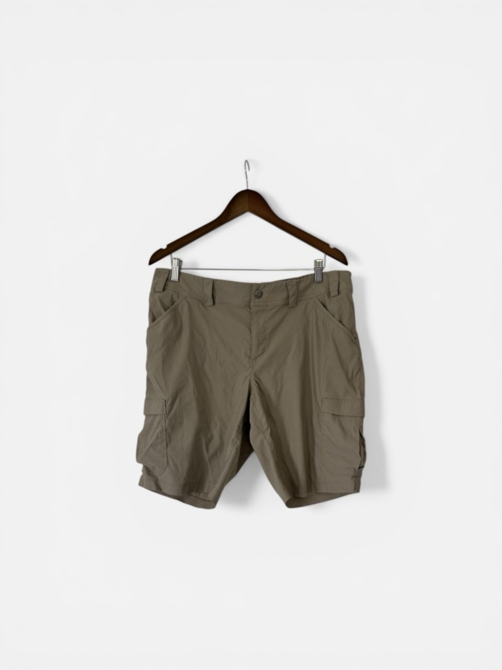 Duluth Trading Co Khaki Cargo Shorts - Women’s Utility Style